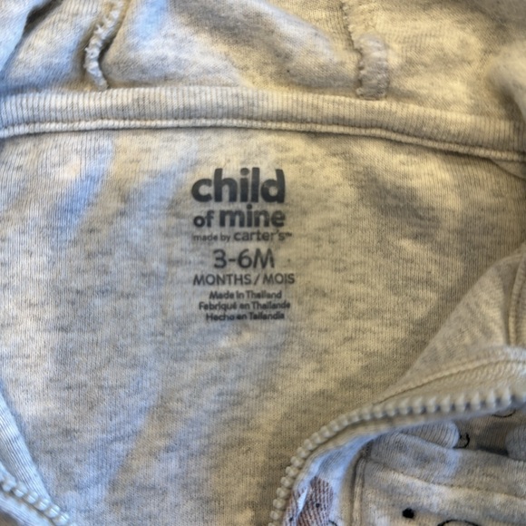Carter’s | Zip-up Hoodie | 3-6 Month 🧸 - Picture 3 of 4